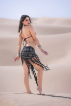 Fringe Shimmy Shawl Alkimiya