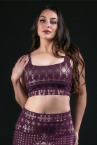 Alkimiya Neisha Bra Aubergine-Gold